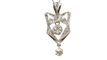 Collier Collier Art déco en or platine et diamants 58 Facettes 30578