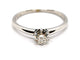 Bague 54 Bague Solitaire Or blanc Diamant 58 Facettes 1126561CN