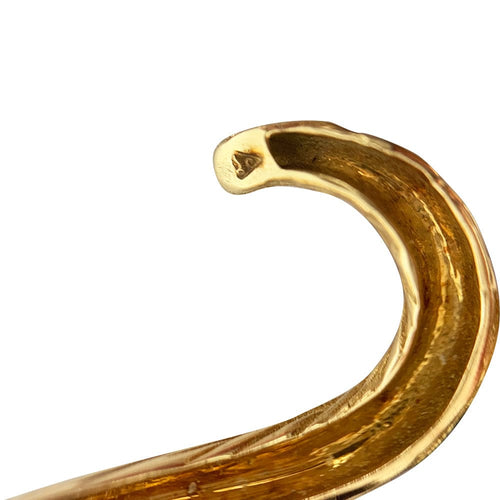 Broche Broche Fred, "Panthère", or jaune, émail, diamants, émeraudes. 58 Facettes 30324