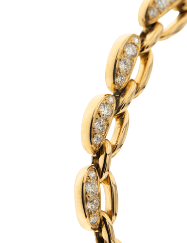 Bracelet Van Cleef & Arpels - Bracelet en Or Jaune et Diamants 58 Facettes