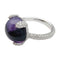 Bague 54 Bague Pomellato, "Caramelle", or blanc, diamants et améthyste. 58 Facettes 30172
