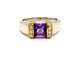 Bague 57 Bague Or blanc Améthyste 58 Facettes 814127CN