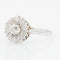 Bague 56 Bague marguerite diamants or blanc 58 Facettes 20-408-52