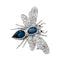 Broche Broche Scarabée or blanc, saphirs, diamants, rubis. 58 Facettes 29475