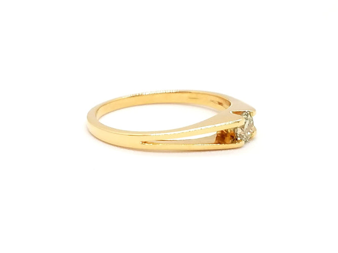 Bague 52 Bague Solitaire Or jaune Diamant 58 Facettes 758208CN