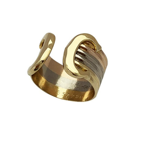 Bague 50 Bague Cartier "2C", 3 ors 58 Facettes 30389
