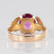 Bague 52 Bague tourmaline et feuilles d'or 58 Facettes 17-058B-52