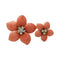 Bague 51 Bague Van Cleef & Arpels, "Double Fleurs", or jaune, corail et diamants. 58 Facettes 29151-1