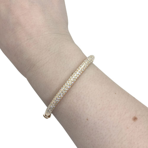 Bracelet Bracelet Van Cleef & Arpels, collection "Eve", or jaune et diamants. 58 Facettes 28269
