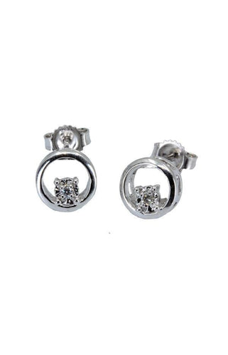 Boucles d'oreilles Puces d'oreilles diamants 58 Facettes 33581