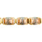 Bracelet Bracelet Tank, trois tons d'or. 58 Facettes 30088