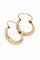 Boucles d'oreilles Créoles anciennes or rose 58 Facettes