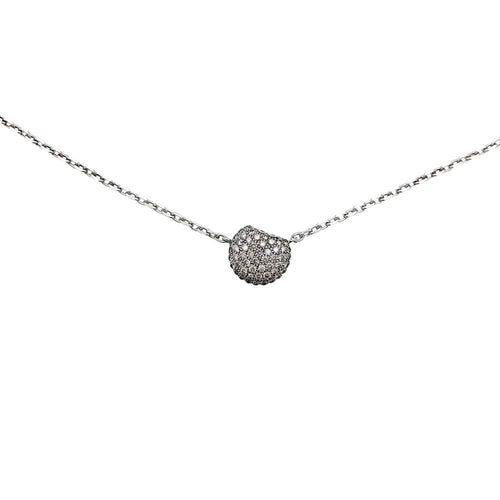 Collier Collier Boucheron, "Tentation Macaron", en or blanc, diamants et saphirs. 58 Facettes 30608