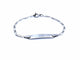 Bracelet Bracelet Gourmette Or blanc 58 Facettes 951133CN