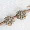 Boucles d'oreilles Clips d'oreilles vintages diamants fleurs 58 Facettes 21-240