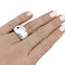 Bague 51 Bague Cartier "Nouvelle vague" en or blanc. 58 Facettes 30102