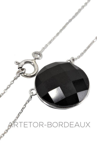 Collier Collier quartz noir 58 Facettes 36271