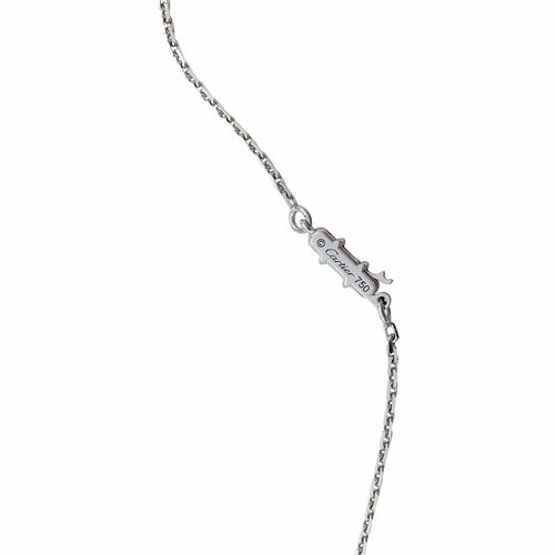 Collier Collier Cartier "Attraction" en or blanc, diamants, onyx et nacre. 58 Facettes 30008