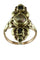 Bague 56 Bague ancienne perle et grenats 58 Facettes 21521