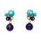 Boucles d'oreilles Boucles d'oreilles Cartier "Délices de Goa" en or rose, améthystes, diamants et turquoises. 58 Facettes 30107