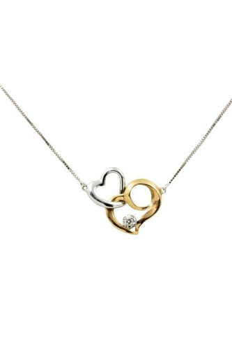 Collier Collier diamant coeurs 58 Facettes 14281