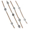 Collier Collier gouttière en or rose et blanc, diamants. 58 Facettes 27764