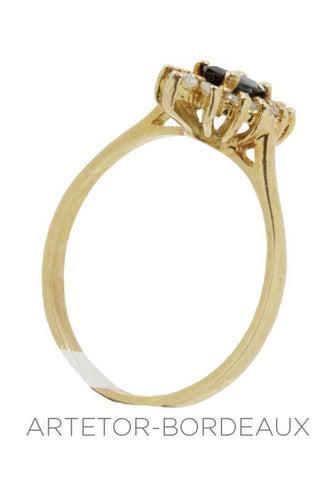 Bague 53 Bague spinelle et diamants 58 Facettes 28551