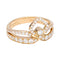 Bague 55 Bague Chaumet "Joséphine - Eclat Floral" en or rose, diamants. 58 Facettes 29648-1