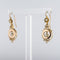 Boucles d'oreilles Boucles d'oreilles anciennes or rose perles fines 58 Facettes 19-577