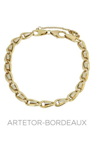 Bracelet Bracelet moderne 2 ors 58 Facettes 33821