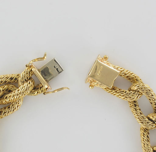 Bracelet Bracelet gourmette ciselée or vintage 58 Facettes 17-311
