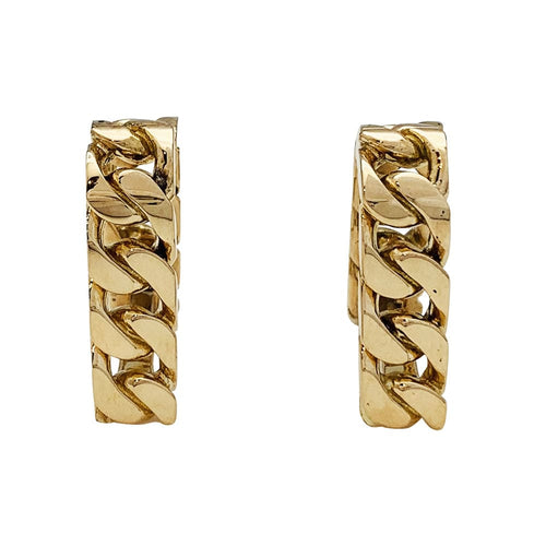 Boutons de manchette Boutons de manchette Hermès, maille gourmette en or jaune. 58 Facettes 30244