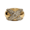 Bague 54 Bague "dôme" or jaune diamants 58 Facettes 1-576/10