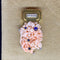 Clip Clip or jaune corail, diamant et cabochon saphir 58 Facettes CEY22