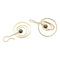 Boucles d'oreilles Boucles d'oreilles pendantes "Galaxie" en or jaune et perles. 58 Facettes 30551