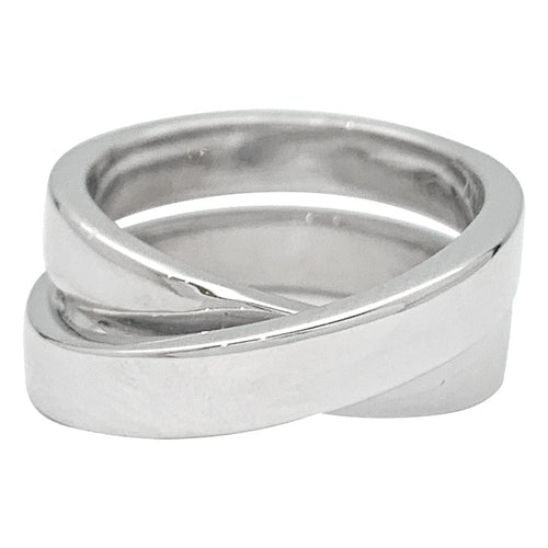 Bague 50 Bague Cartier, "Nouvelle Vague", or blanc. 58 Facettes 29912