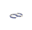 Boucles d'oreilles Boucles d'oreilles créoles Argent Tanzanites 58 Facettes