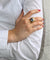 Bague SAPHIR de Ceylan et diamants 58 Facettes 360