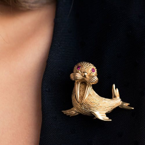 Broche Broche ancienne Or Morse 58 Facettes 02-071-1463139