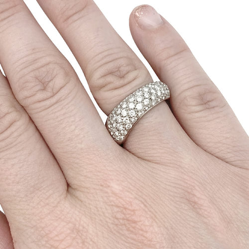 Bague 50 Bague Chaumet, "Hommage à Venise", or blanc et diamants. 58 Facettes 29914