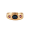 Bague 62 Bague jonc Homme Rubis Saphirs 58 Facettes