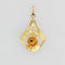 Pendentif Pendentif ancien à la rose 58 Facettes 19-455E