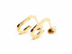 Boucles d'oreilles Dinh Van Boucles d'oreilles Maillon Or jaune 58 Facettes 06504CD
