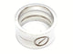 Bague 47 Cartier Bague Love Or blanc 58 Facettes 00071CN