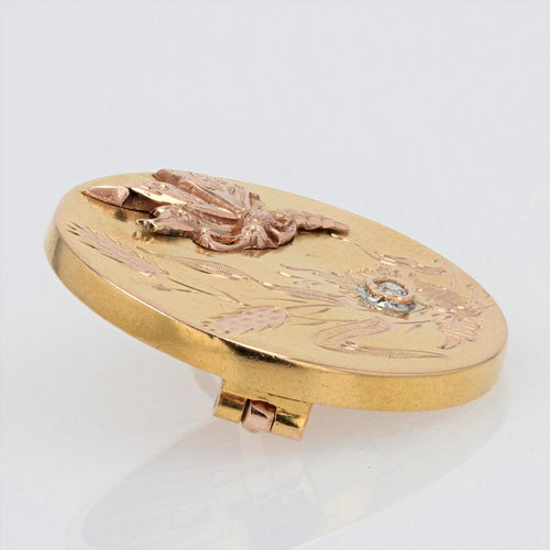 Broche Broche ancienne de col papillon et son diamant 58 Facettes 20-118
