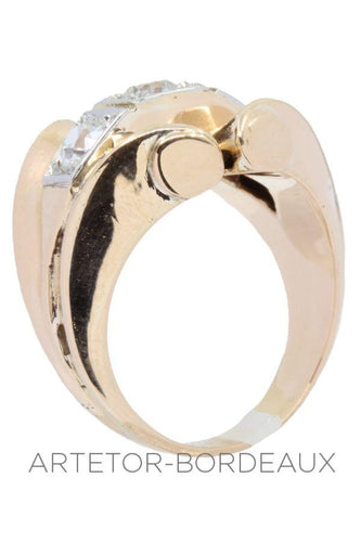 Bague 56 Bague tank diamants 58 Facettes 31601