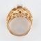 Bague 55 Bague vintage fils d'or rose et diamants 58 Facettes 14-185-55