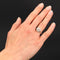 Bague 56 Bague marguerite diamants or blanc 58 Facettes 20-408-52