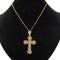 Pendentif Croix en or et feuilles de lierre 58 Facettes AP28