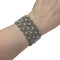 Bracelet Bracelet manchette souple en or blanc, diamants. 58 Facettes 25540